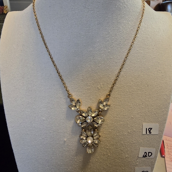J.Crew Rhinestone Statement Neclace - Picture 7 of 7